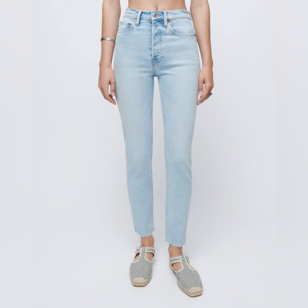 Re/Done 90s high rise ankle crop